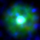The strange star, as seen in this false-color X-ray image.